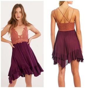 Free people fp one adella slip dress